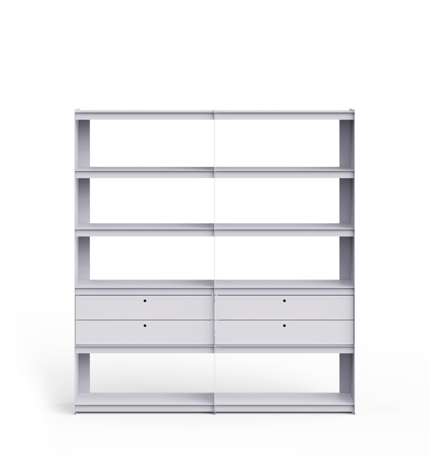 Plié Bookshelf Extension 4 Drawers