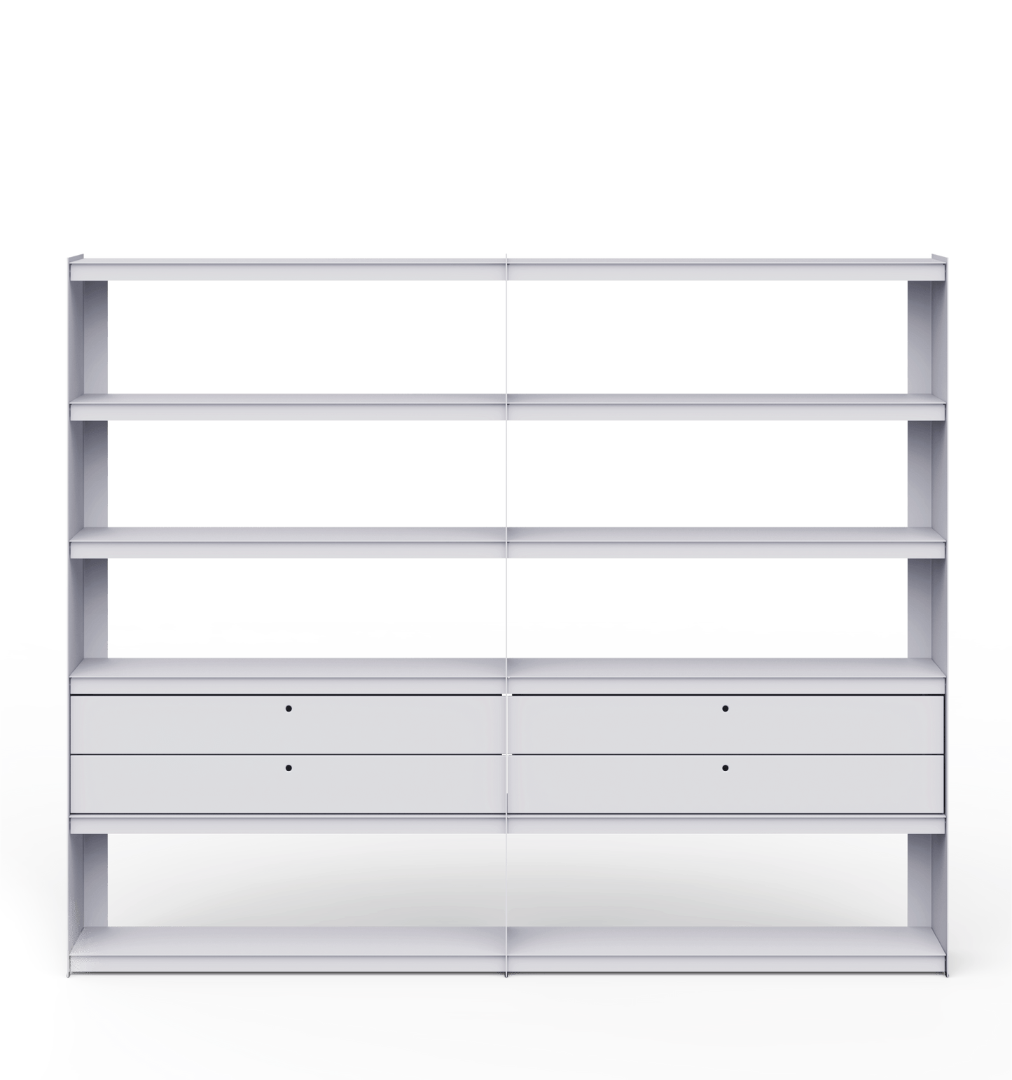 Plié Bookshelf Extension 4 Drawers
