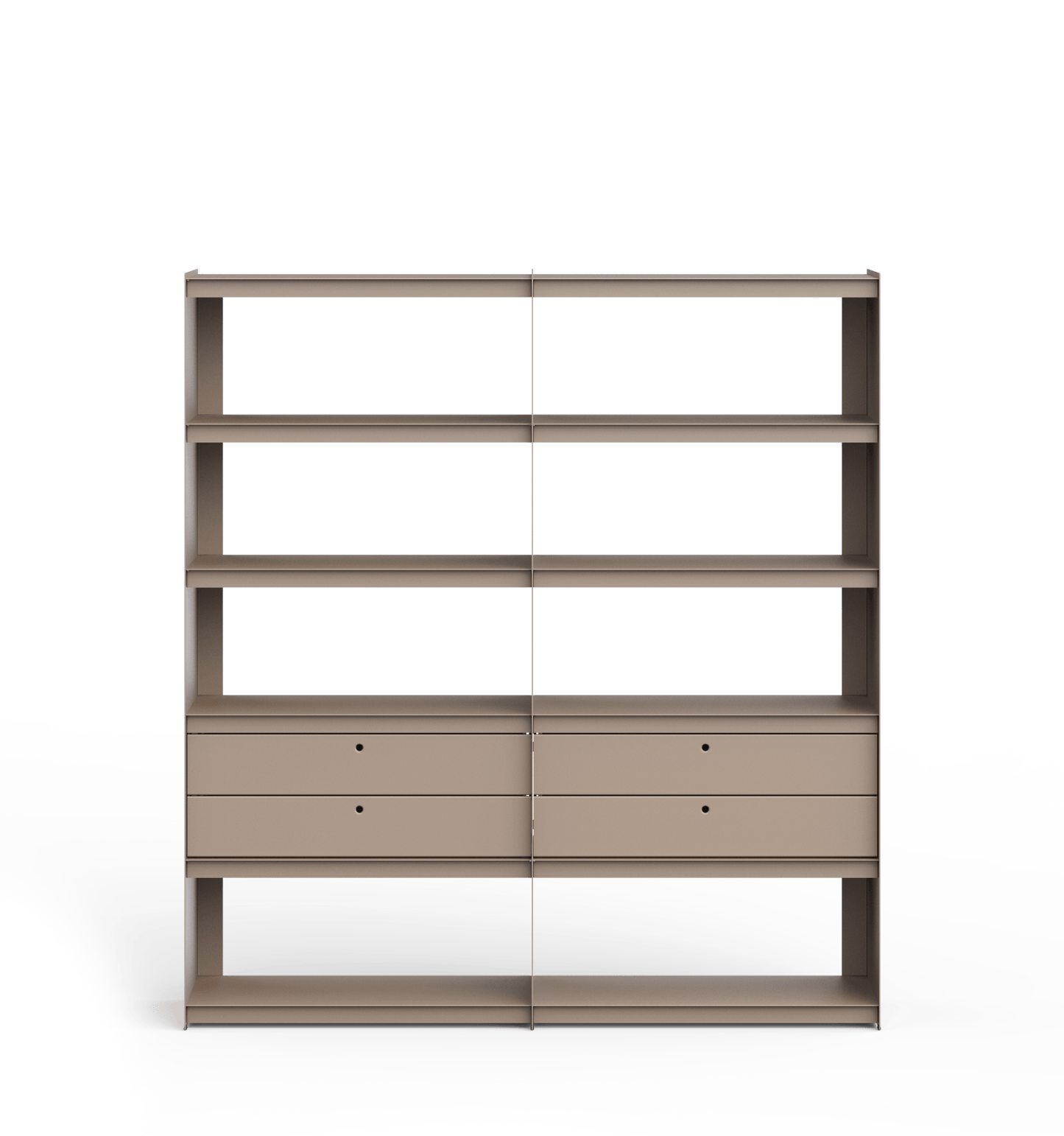 Plié Bookshelf Extension 4 Drawers