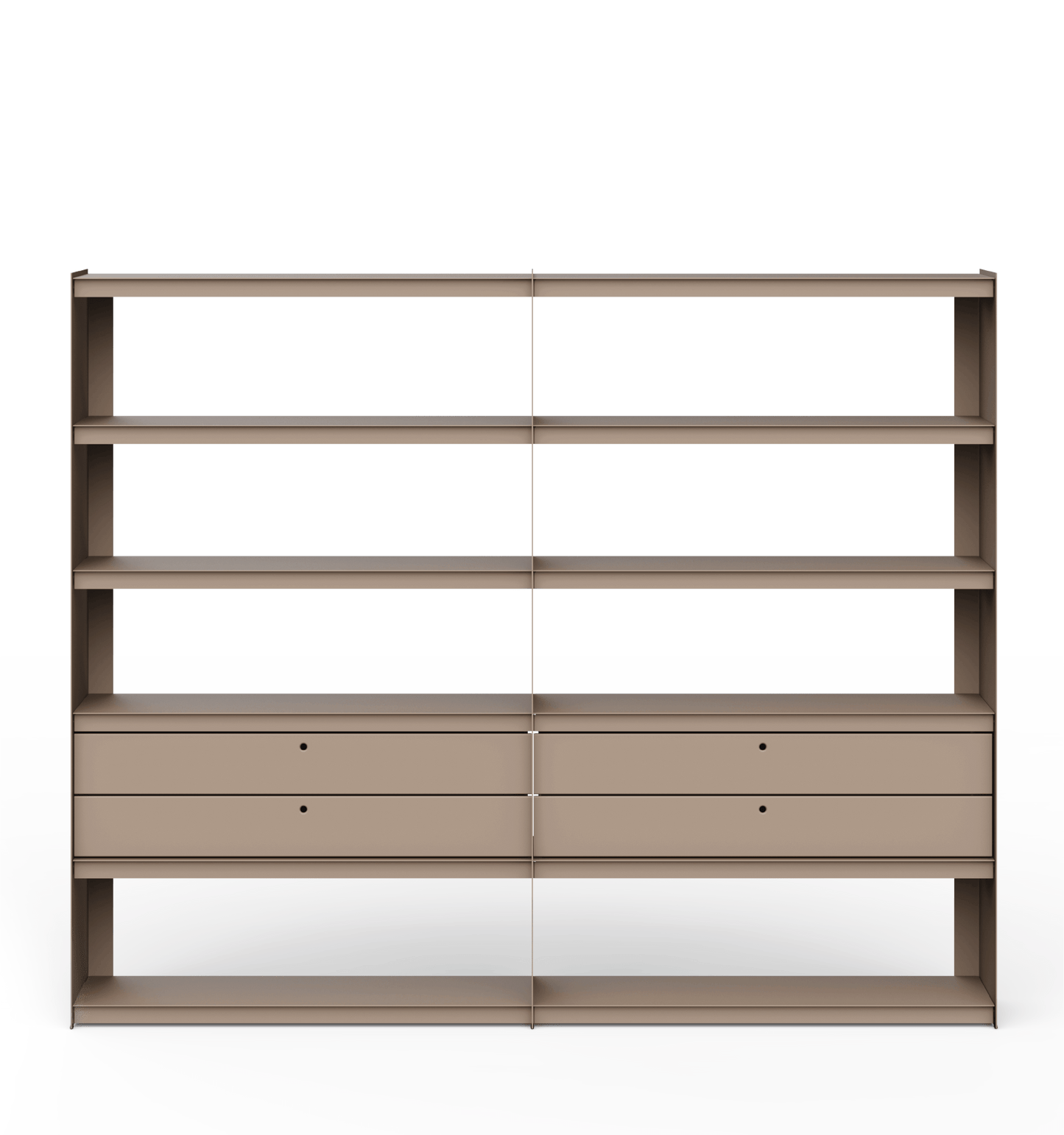 Plié Bookshelf Extension 4 Drawers