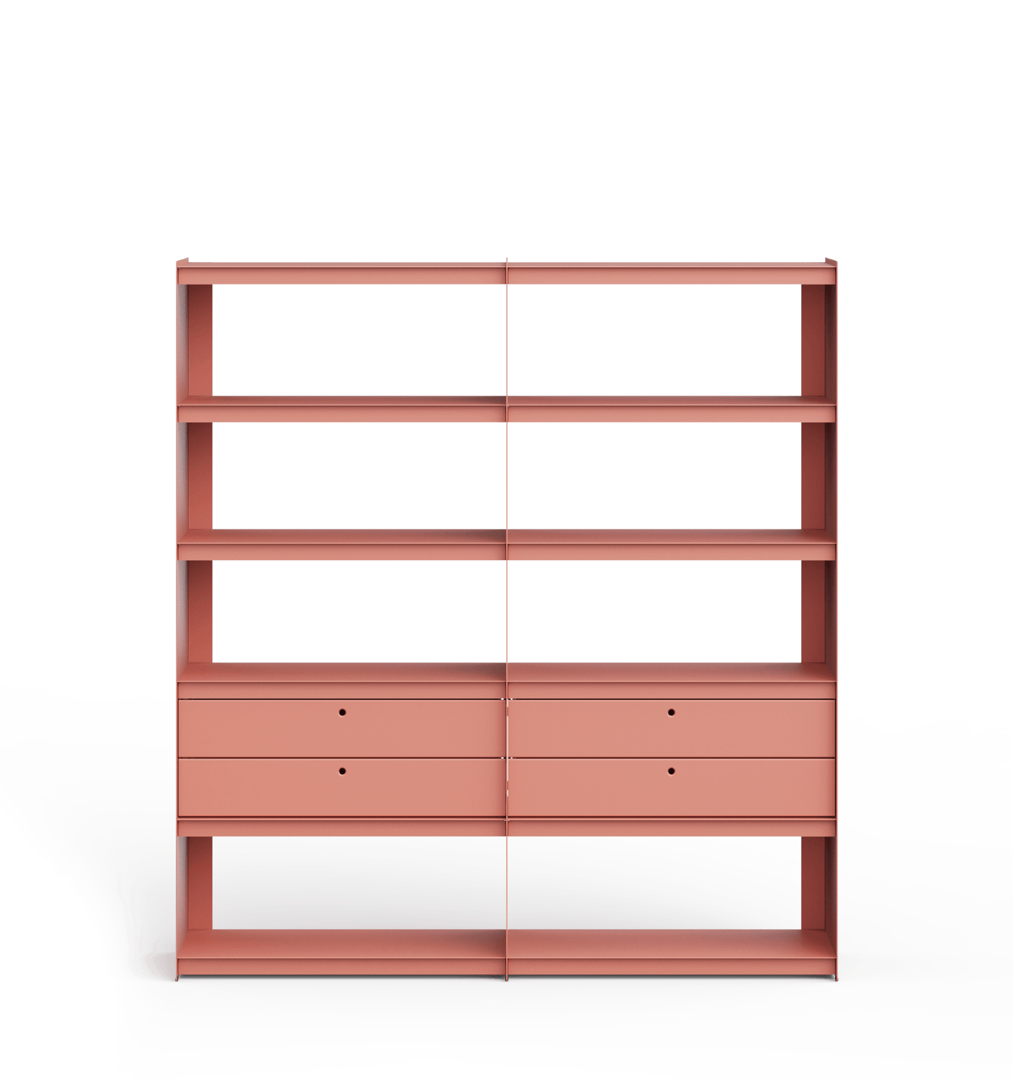 Plié Bookshelf Extension 4 Drawers