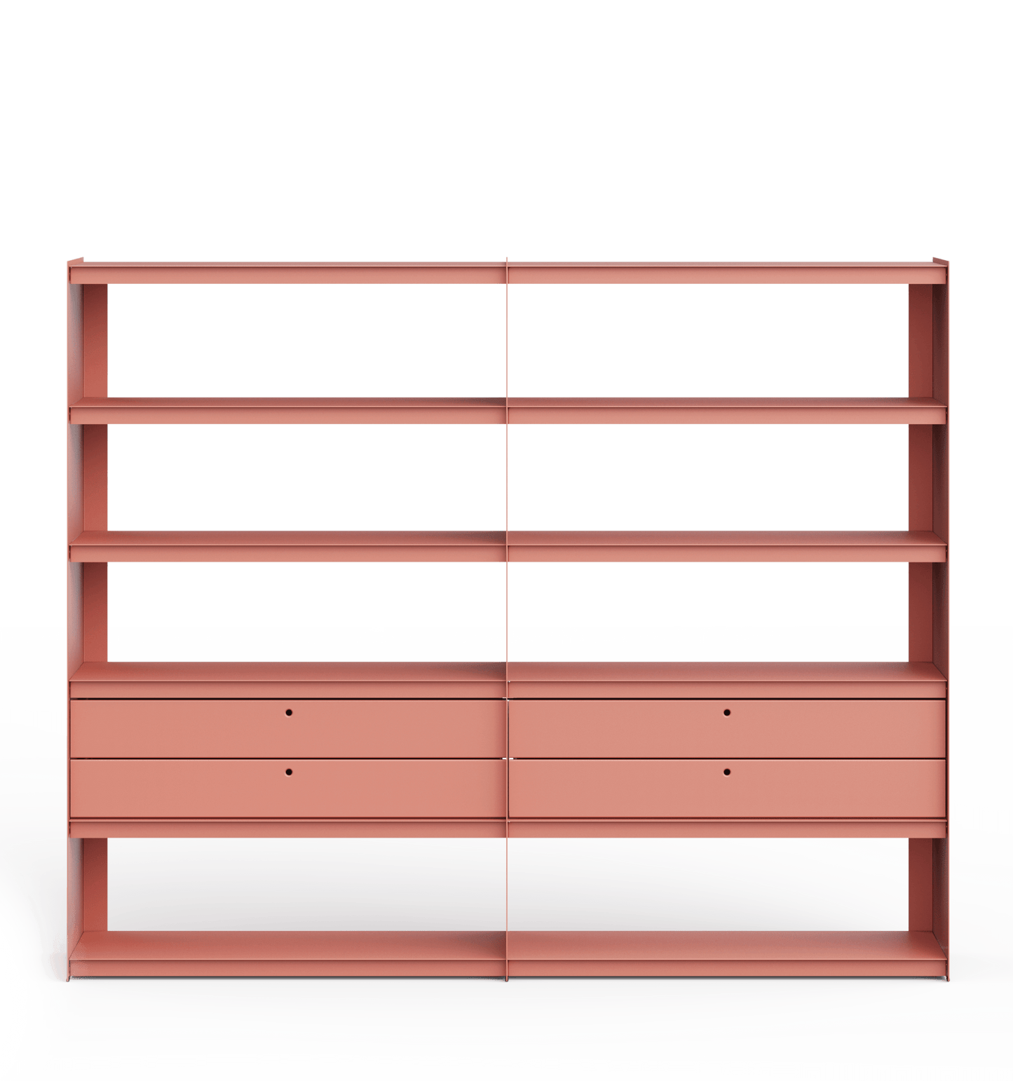 Plié Bookshelf Extension 4 Drawers