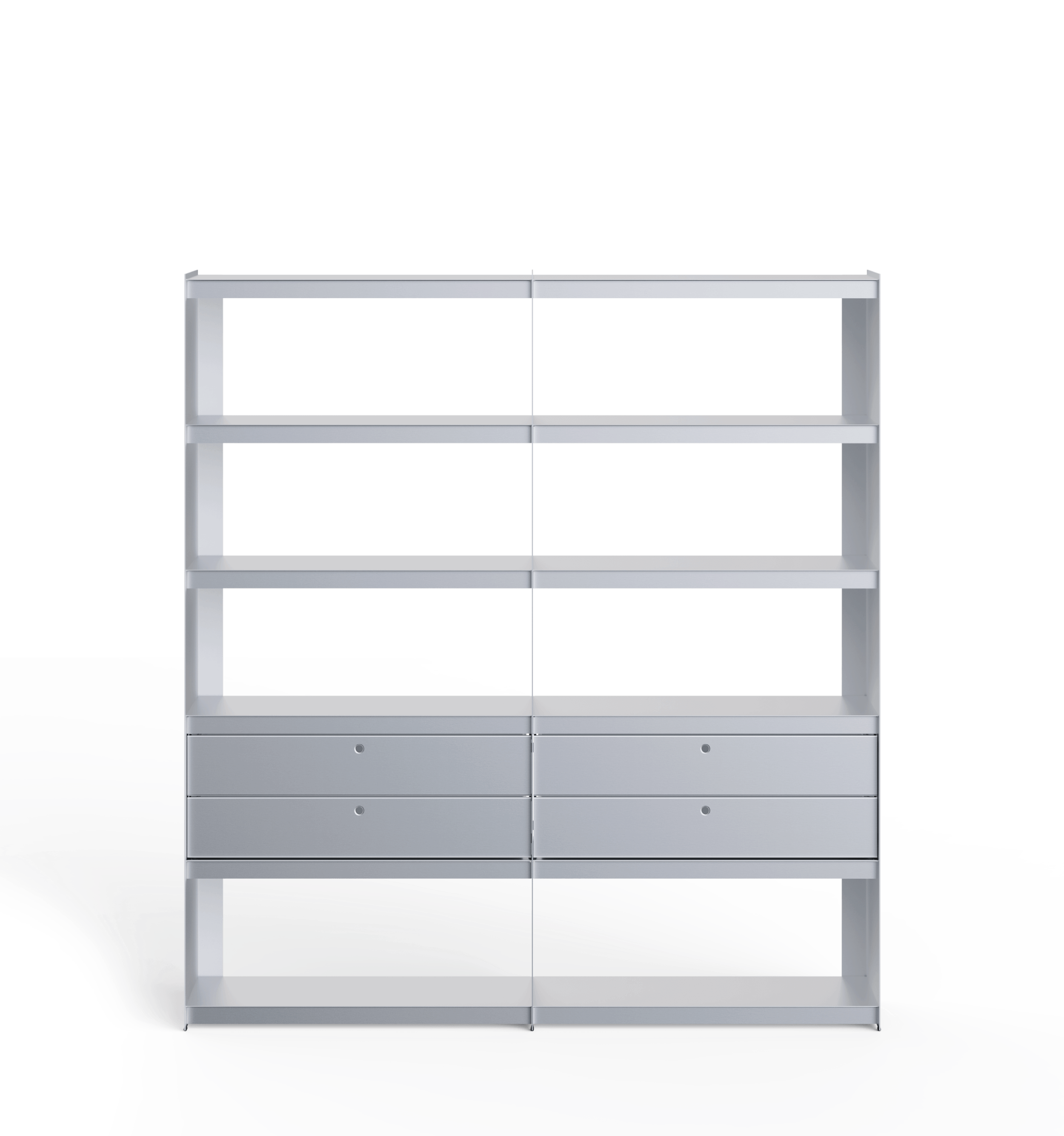 Plié Bookshelf Extension 4 Short Drawers
