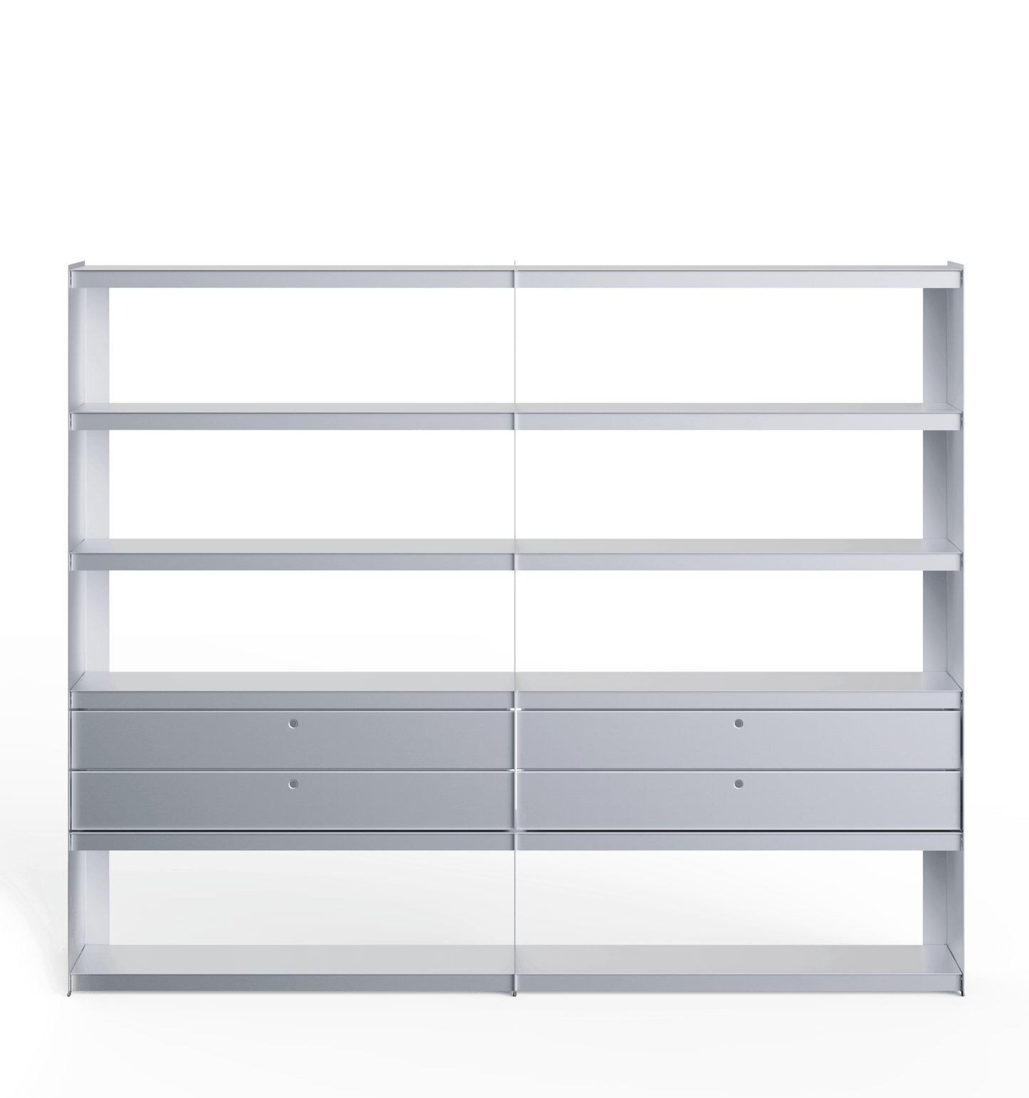 Plié Bookshelf Extension 4 Drawers