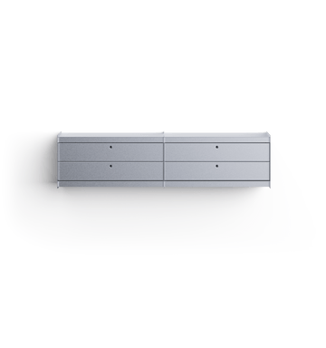 Plié Wall Unit Extension 4 Short Drawers
