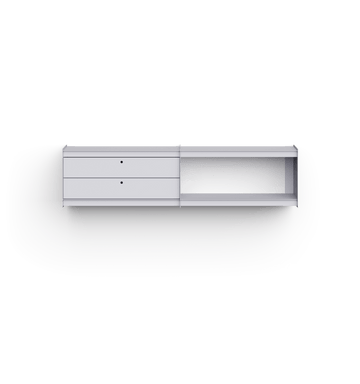 Plié Wall Unit Extension 2 Short Drawers